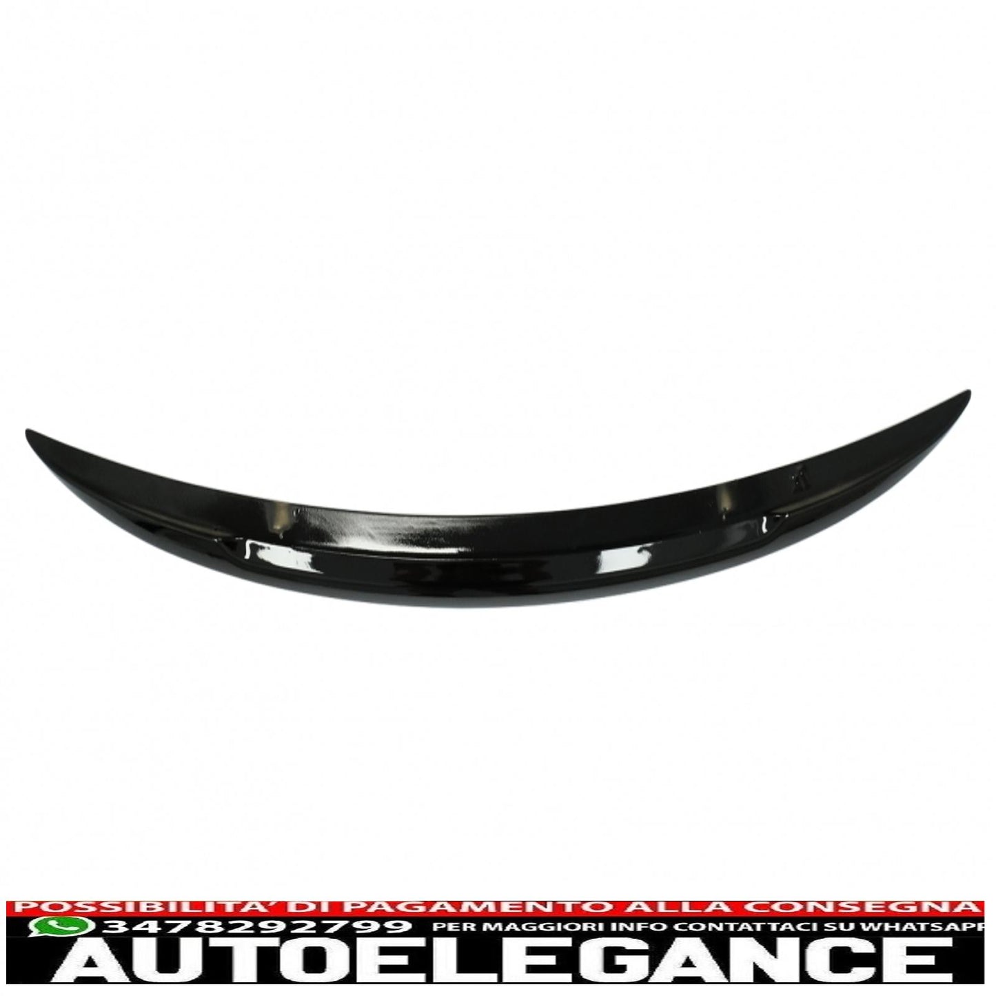 trunk spoiler suitable for bmw 7 series g12 (2015-02.2019) m sport design piano black