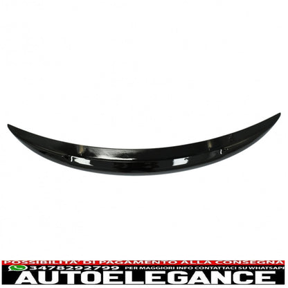 trunk spoiler suitable for bmw 7 series g12 (2015-02.2019) m sport design piano black