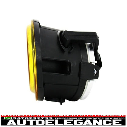 front bumper suitable for bmw 3 series e46 coupe cabrio (1999-2007) m-tech m-technik m-sport ii design with yellow fog lights