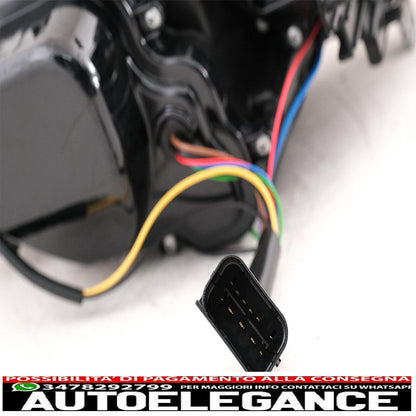 3D U-LED Xenon Headlights for BMW 3 E90 Limousine E91 Touring 03.2005-08.2008 LHD Black 