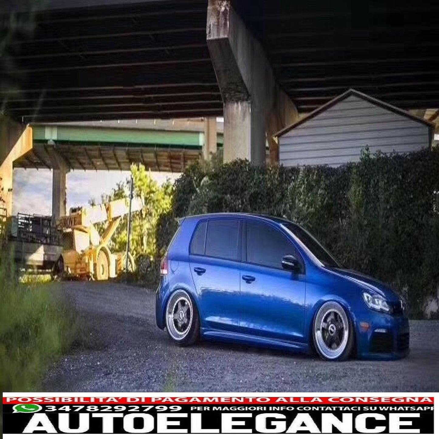 side skirts suitable for vw golf vi mk6 (2008 onwards) r20 design 