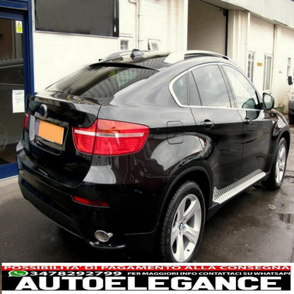 Roof rails suitable for bmw x6 e71 e72 (2008-2015) silver 