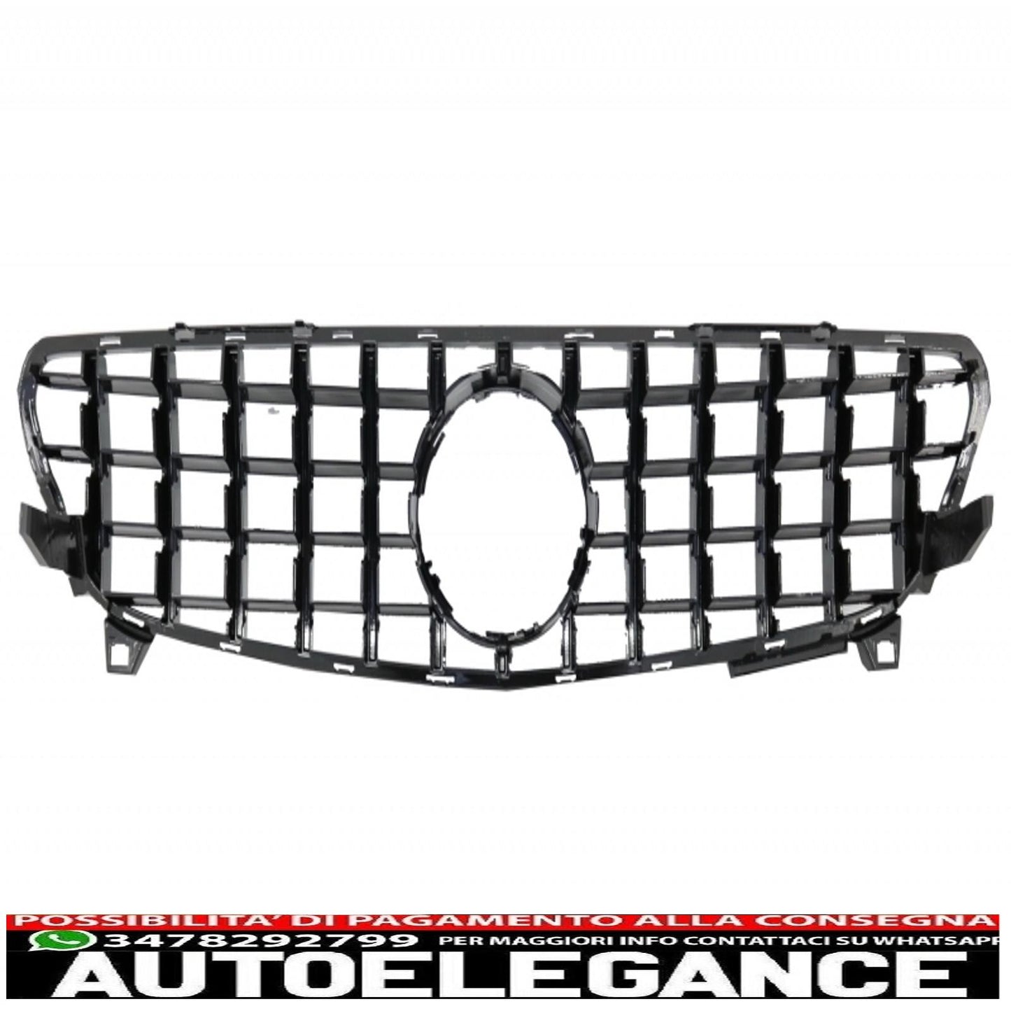 complete body kit with grille suitable for mercedes a-class w176 (2012-2018) restyling a45 design 
