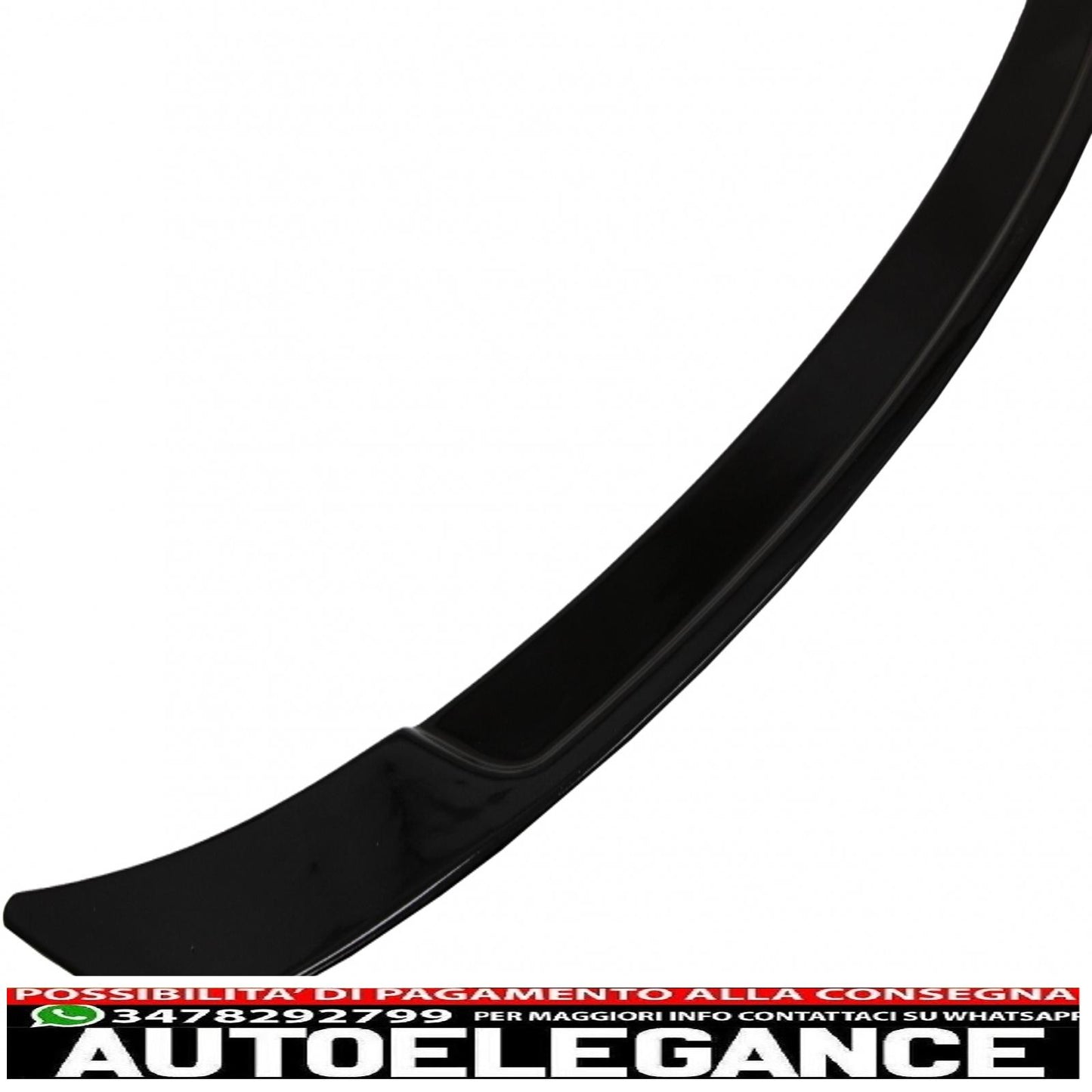 trunk spoiler suitable for mercedes e class w212 (2009-2016) gts design piano black