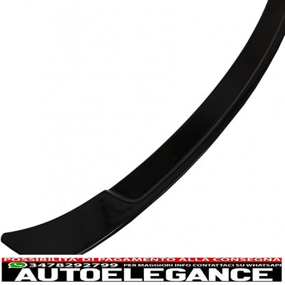 trunk spoiler suitable for mercedes e class w212 (2009-2016) gts design piano black