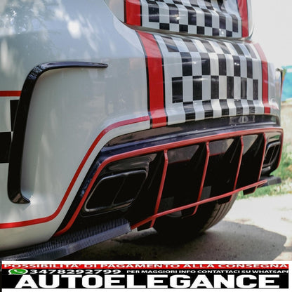 Alette splitter paraurti posteriore adatte per mercedes classe a w176 (2012-2018) a45 aero edition look AUTOELEGANCERICAMBI