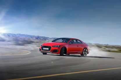 GRIGLIA ADATTA PER AUDI A5 F5 2016+ CALANDRA LOOK RS5 NIDO D'APE BORDO SATINATO