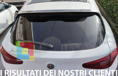 ALFA ROMEO STELVIO SPOILER POSTERIORE TETTO AGGIUNTIVA ALA NERO LUCIDO 0039 AUTOELEGANCERICAMBI