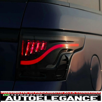 gl-5i rear lights gl-5x aero fin af-sport winglets suitable for range rover sport l494 (2013-2022) black