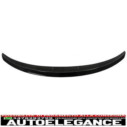 trunk spoiler suitable for audi a5 f5 sportback (2017-up) piano black 