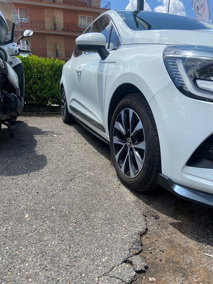 SPLITTER 3 PIECES SUITABLE FOR RENAULT CLIO 5 RS LOOK EVO V1 BLACK