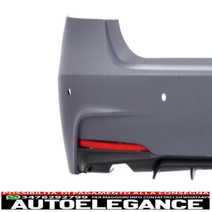 complete body kit suitable for bmw 3 series f30 (2011-2014) and f30 lci facelift (2015 onwards) single exhaust outlet with m-performance design 