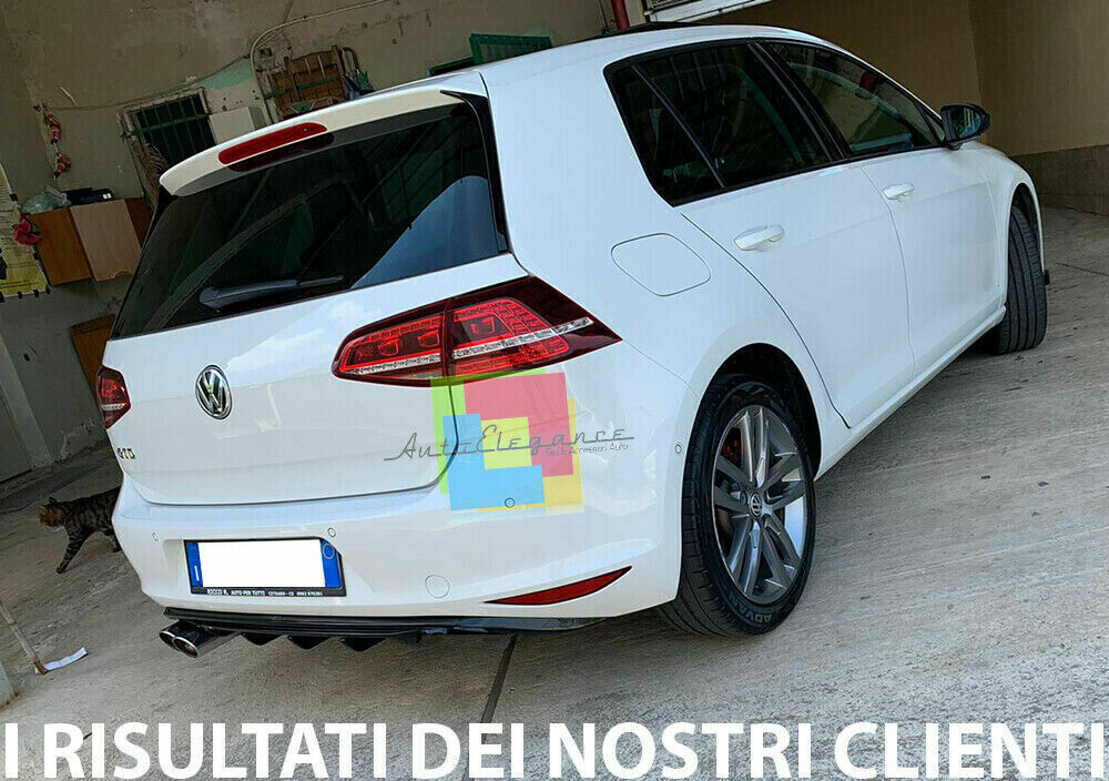 REAR BUMPER DIFFUSER FOR VW GOLF 7 2012-2016 DOUBLE LEFT 0064