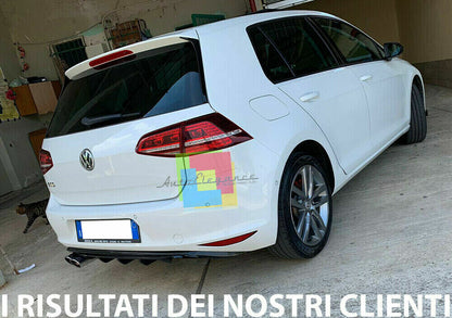 REAR BUMPER DIFFUSER FOR VW GOLF 7 2012-2016 DOUBLE LEFT 0064