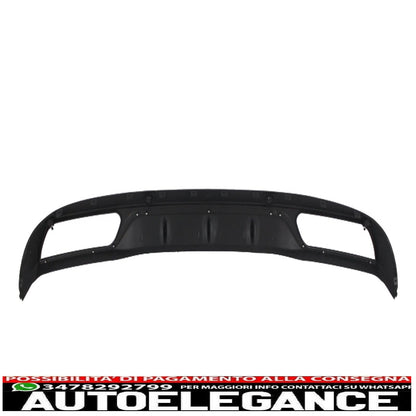 Paraurti anteriore e diffusore con terminali di scarico cromati adatti per mercedes classe c w205 s205 (2014-2018) design c63