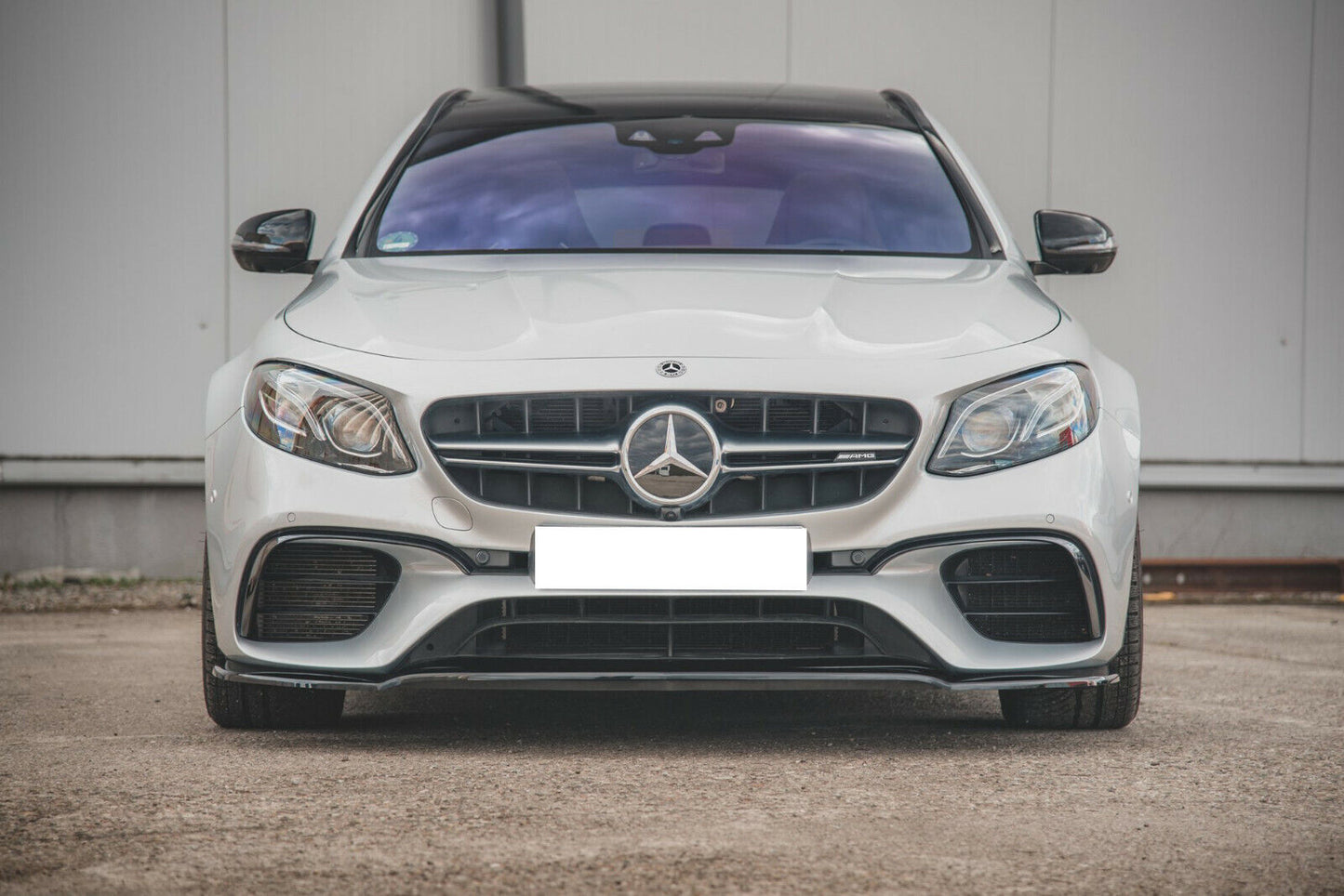 SPLITTER SUITABLE FOR MERCEDES E-CLASS W213 AMG E63 2016-2020 GLOSSY BLACK LOOK