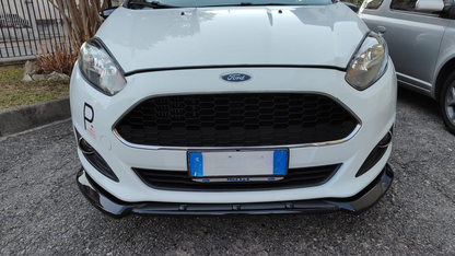 SPLITTER ADATTO PER FORD FIESTA MK7 FL 2012-2017 STANDARD LOOK NERO LUCIDO