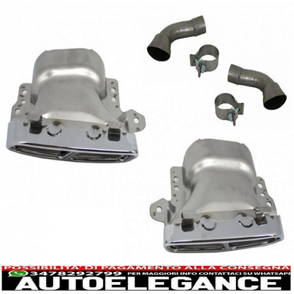 Diffusore posteriore con mantovana adatto per mercedes w176 classe a (2012-2018) con terminali di scarico e spoiler sul coperchio del bagagliaio a45 design restyling