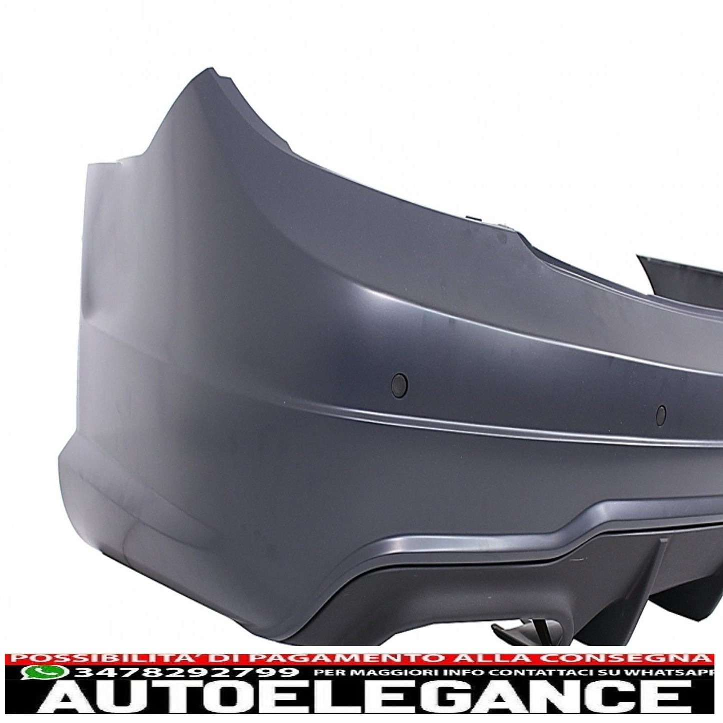 Body kit with black sport front grille suitable for mercedes c-class w204 (2007-2014) restyling c63 design