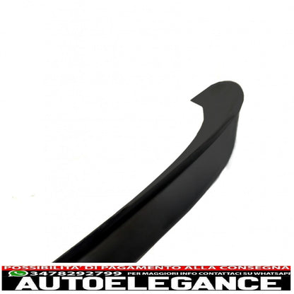 Paraurti anteriore adatto per mercedes classe c c205 a205 coupe cabriolet (2014-2019) con spoiler per bagagliaio e diffusore a mantovana per paraurti posteriore design c63s tutto nero