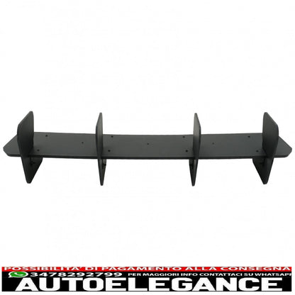Front Bumper Lip Extension Spoiler with Rear Bumper Extension Splitter Fit for VW Golf 7.5 GTI (2017-2020) Black 
