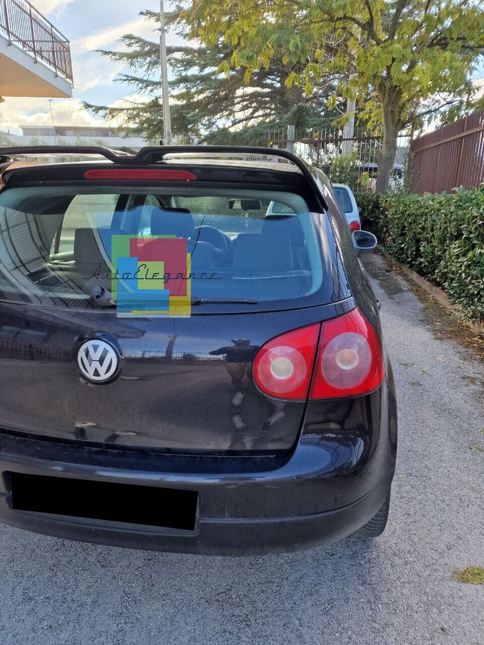 SPOILER SUITABLE FOR VW GOLF 5 OETTINGER GLOSSY BLACK SPORTY LOOK