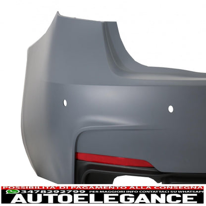 kit carrozzeria completo con diffusore e doppio sistema di scarico doppio adatto per BMW Serie 3 F30 (2011-2019) design M-Performance