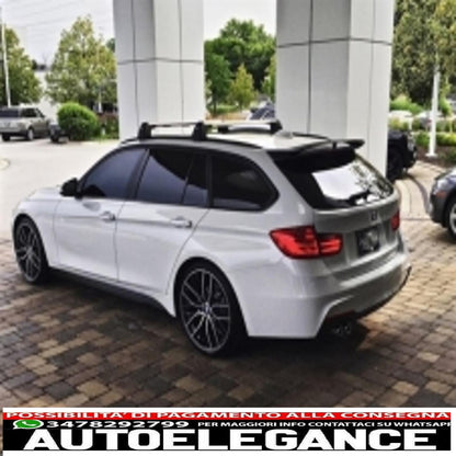 kit carrozzeria completo adatto per bmw serie 3 touring f31 (2011-up) design m-technik con silenziatore di scarico m-power