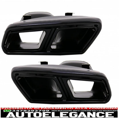 body kit suitable for mercedes w222 s-class long wheelbase (2013-06.2017) side skirts long version muffler tips 