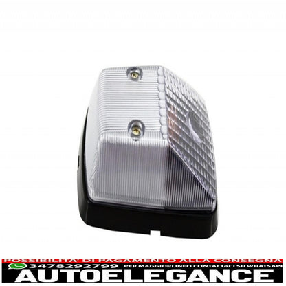 Aggiungi sulle modanature delle porte strisce in carbonio con decalcomanie laterali adesivo in vinile nero opaco e luci di svolta adatto per Mercedes Classe G W463 (1989-2015) AUTOELEGANCERICAMBI