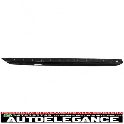 Labbro spoiler paraurti anteriore adatto per BMW serie 3 G20 berlina G21 Touring (2018-up) con estensione minigonne laterali M Sport Piano Black