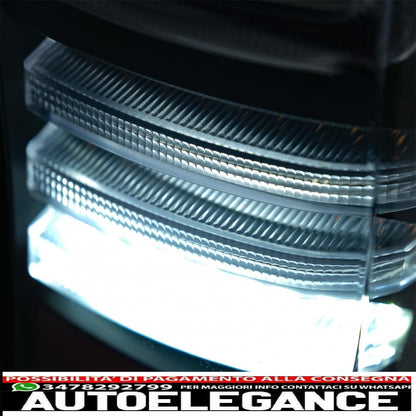 LED rear lights suitable for Ford Ranger (2012-2018) with dynamic sequential smoked indicators