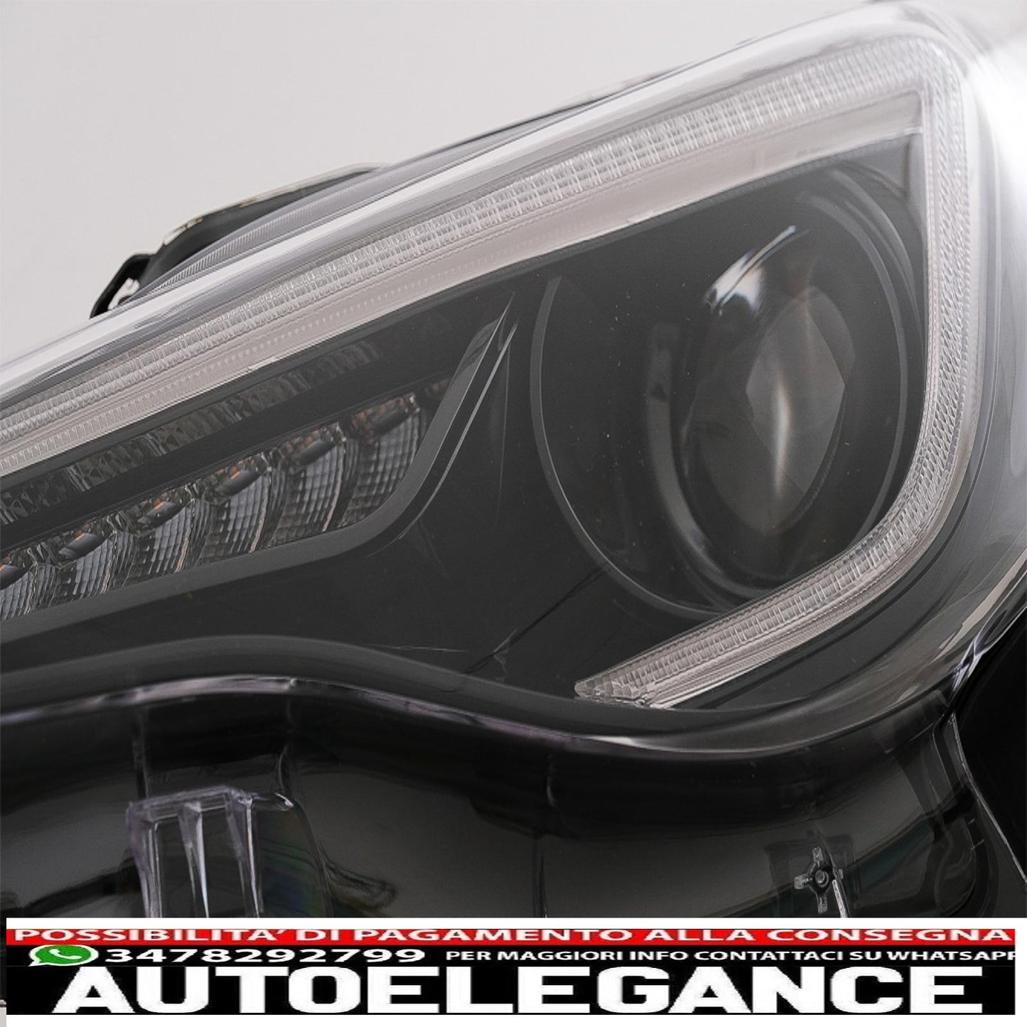 fari anteriori a led adatti per toyota 86 (2012-2019) subaru brz (2012-2018) scion fr-s (2013-2016) con luci di svolta dinamiche sequenziali