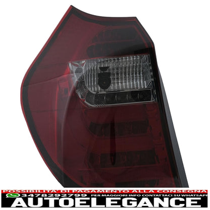 LED Light Bar Rear Lights For BMW 1 Series E81 E87 04-08.07 Smoke Red 