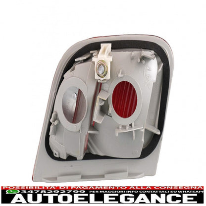 led rear lights suitable for bmw 3 series e46 limousine 4d (09.2001-03.2005) red transparent