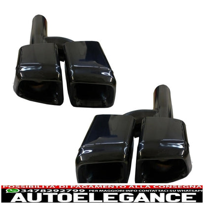 body kit suitable for mercedes benz w221 s class 2005-2011 s63 s65 a-design with exhaust tips black edition