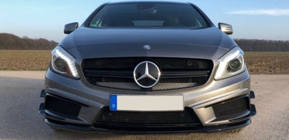 GRIGLIA ADATTA MERCEDES PER CLASSE A W176 2012-2015 LOOK A45 LOOK NERO LUCIDO