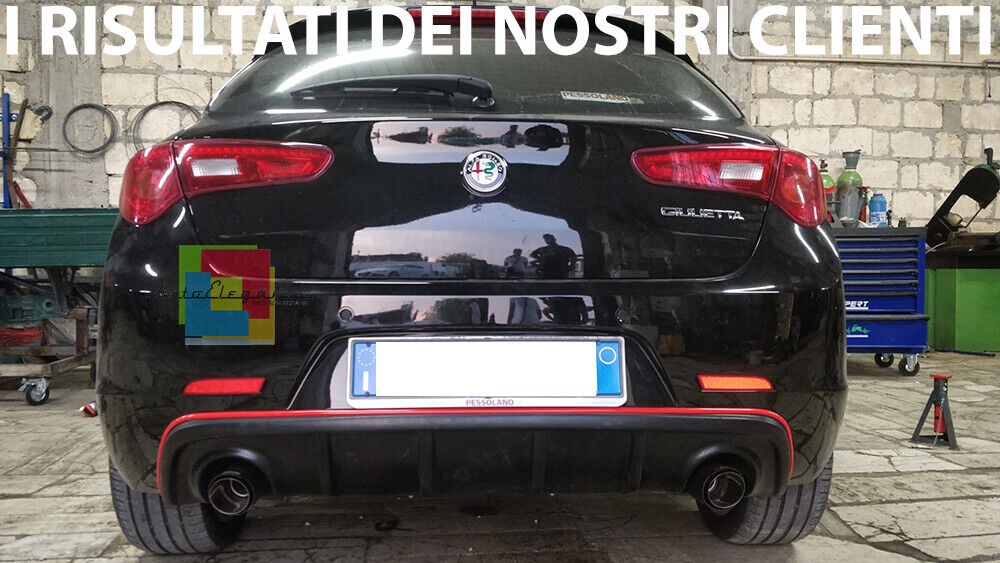 DIFFUSORE ADATTO PER ALFA ROMEO GIULIETTA 1+1 LOOK OPACO DESIGN SPORTI