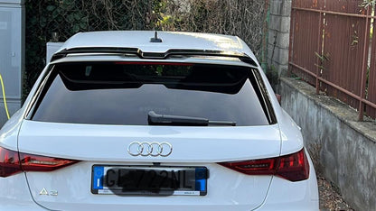 SPOILER ADATTO PER AUDI A3 8Y 2020+ LOOK NERO LUCIDO DESIGN SPORTIVO