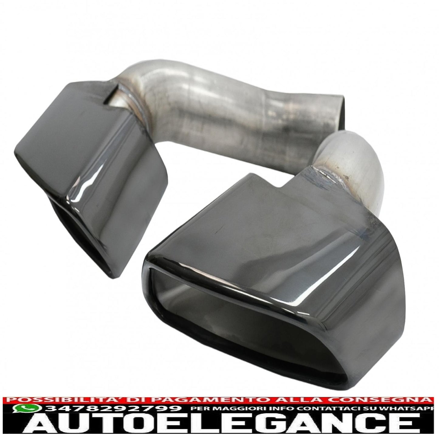 Diffusore mantovana per paraurti posteriore con terminali di scarico quadrati adatto per BMW X5 F15 (2013-2018) design m-tech V8 per paraurti posteriore standard edizione grigio scuro