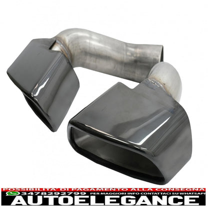 Diffusore mantovana per paraurti posteriore con terminali di scarico quadrati adatto per BMW X5 F15 (2013-2018) design m-tech V8 per paraurti posteriore standard edizione grigio scuro