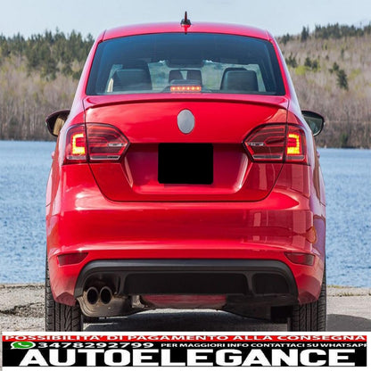Diffusore aria paraurti posteriore adatto per vw jetta mk6 vi (2011-2014) gli design