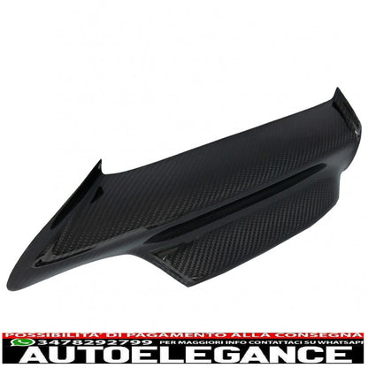 spoiler anteriore in carbonio adatto per bmw serie 3 e90 e91 berlina touring (2005-2008) solo paraurti m-tech