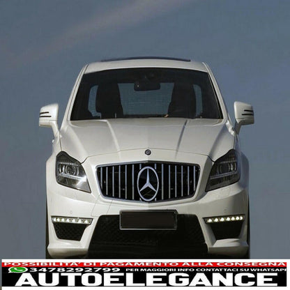 front grille suitable for mercedes cls w218 c118 (2011-2014) x218 shooting Brake (2012-2014) gt-r design panamericana 