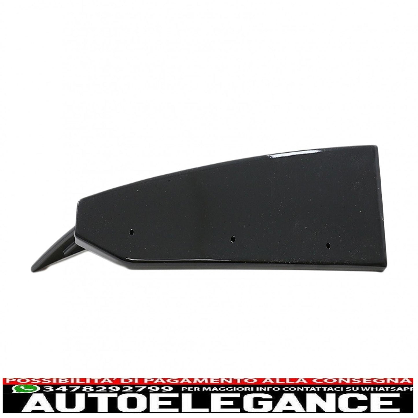 Aerodynamic body kit front bumper lip and rear splitter fit for BMW F95 X5M Competition (2018-up) piano black 