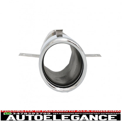 diffusore posteriore e terminali di scarico argento adatti per mercedes cla x118 shooting Brake c118 coupe sport line (2019-up) design cla35