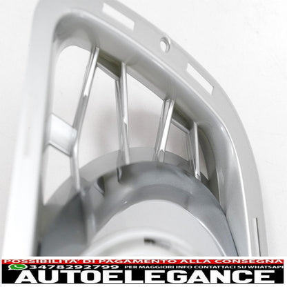 Griglia inferiore paraurti anteriore con coperture fendinebbia adatta per Land Range Rover Vogue III L322 (2010-2012) design autobiografia cromata