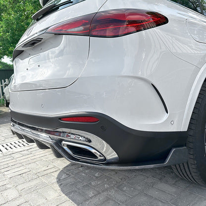 DIFFUSORE POSTERIORE ADATTO PER MERCEDES-BENZ GLC X254 LOOK CARBONIO