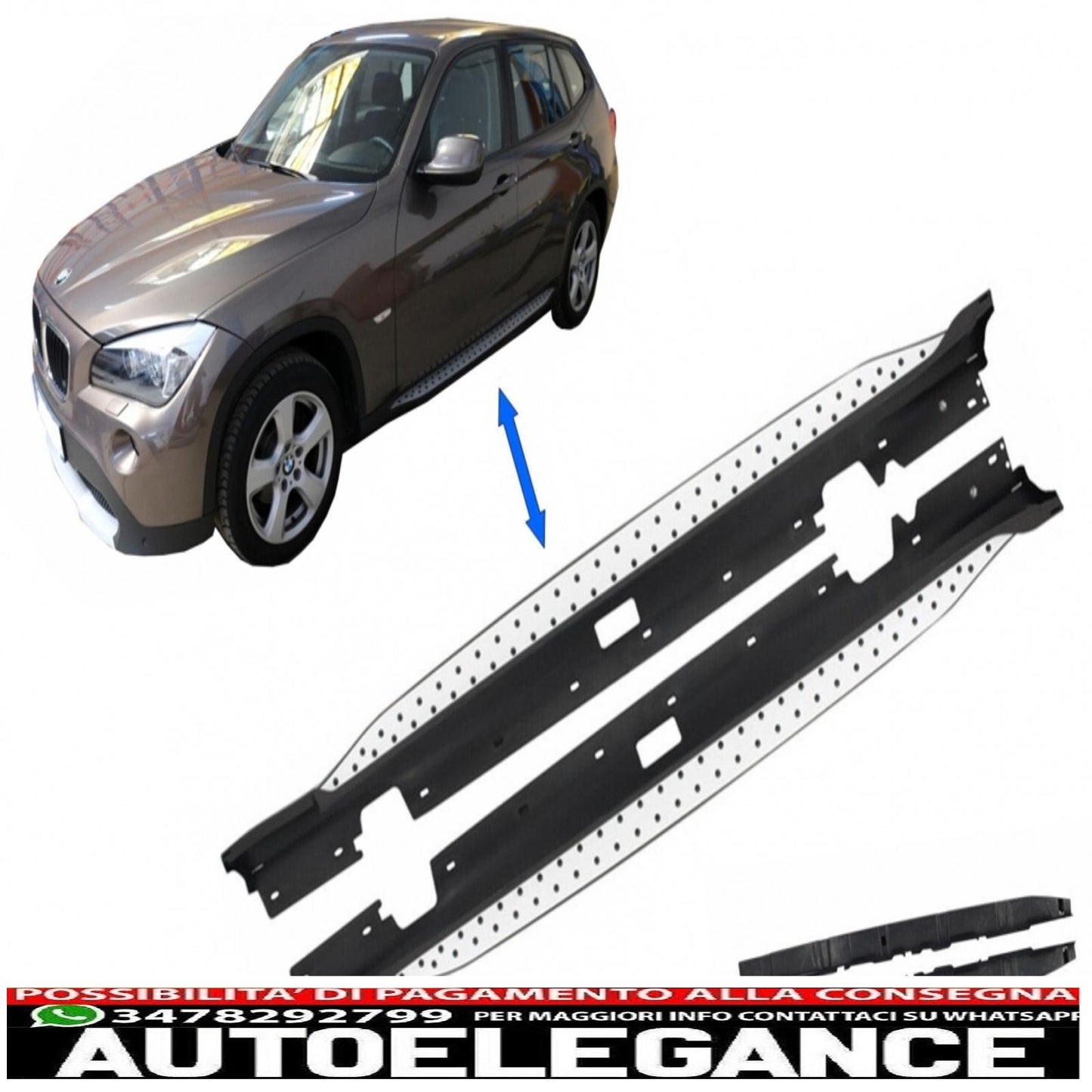 Pedane laterali adatte per bmw x1 e84 (2009-2014)