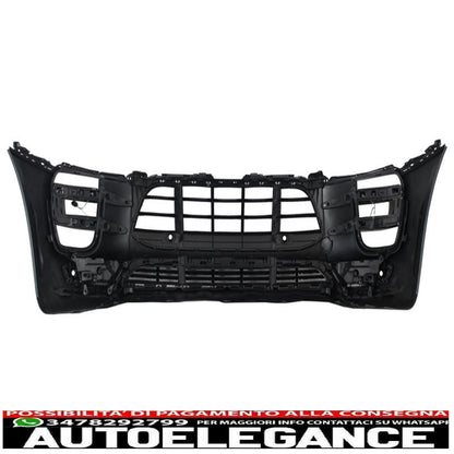 Front bumper suitable for porsche macan (2014-07.2018) turbo design 